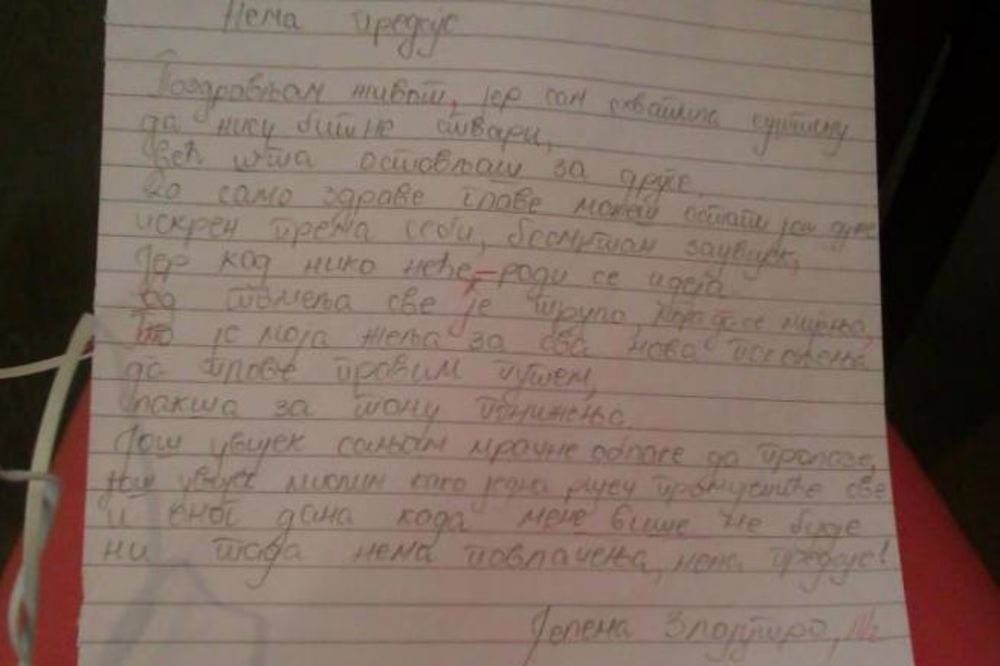 5 za Beogradski sindikat: Devojčica (9) prevarila učiteljicu