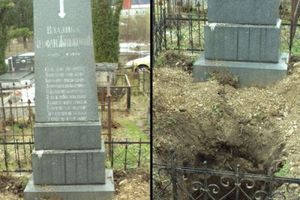 Oskrnavljen grob vladike Teofana u Hrvatskoj