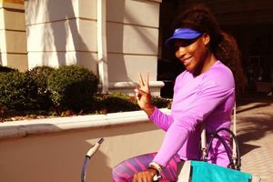 KOLAPS: Serena morala biciklom na meč!