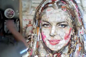 TREŠ: Portret Lindzi Lohan od smeća