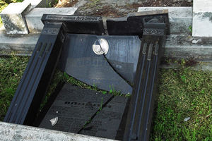PRIVEDEN: Dečak (13) rušio spomenike na groblju u Novom Sadu