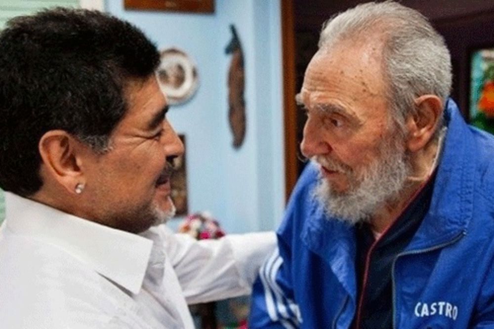 REVOLUCIONARI: Maradona posetio Fidela Kastra