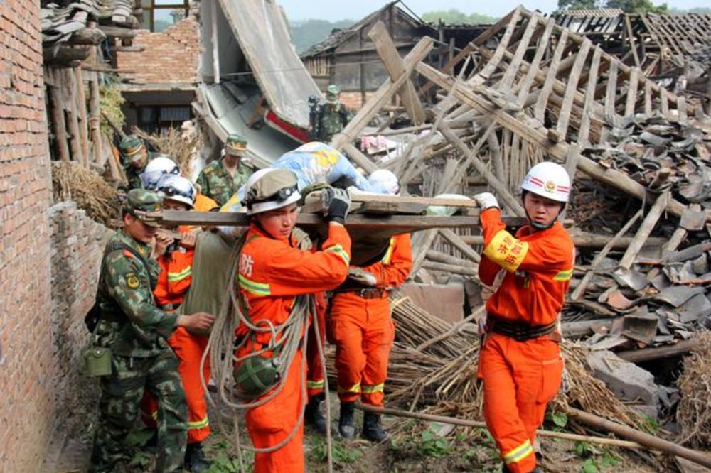 Zemljotresu u Kini: Sravnjena čitava sela