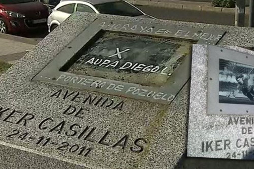 NAVUKAO GNEV: Navijači oskrnavili Kasiljasov spomenik