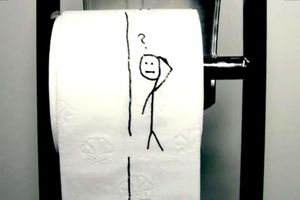 DOBRE IDEJE: Pogledajte crtani na toalet papiru!