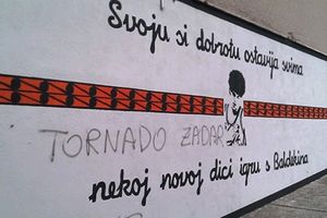 VANDALIZAM: Išaran mural sa likom Dražena Petrovića