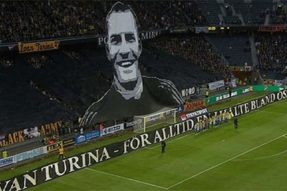 AIK i Geteborg zaustavili igru u znak počasti Turini