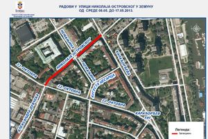 ZEMUN: Asfaltiranje zatvara ulicu Nikolaja Ostrovskog