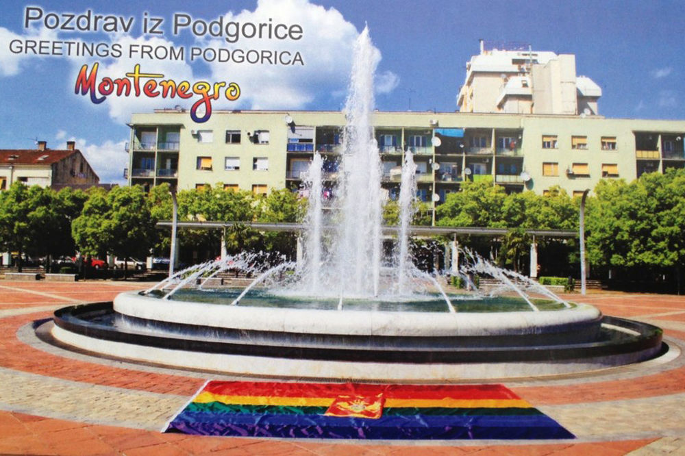Prva LGBT razglednica Podgorice