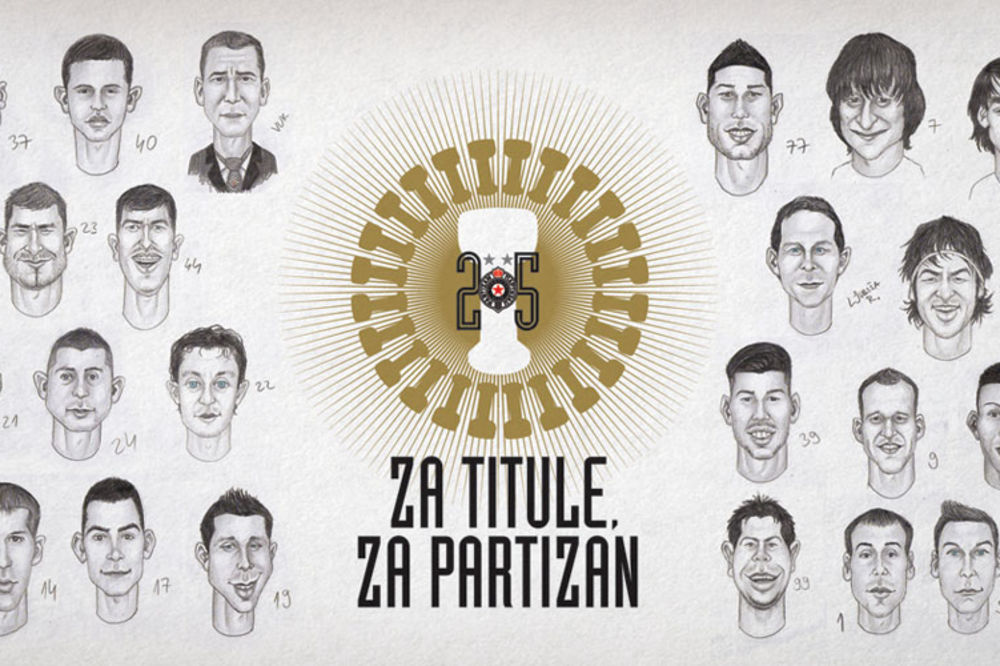 SLAVLJE ŠAMPIONA: Partizan overio 25. titulu u Smederevu