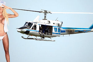 DESANT: Jelena Karleuša helikopterom stiže na scenu