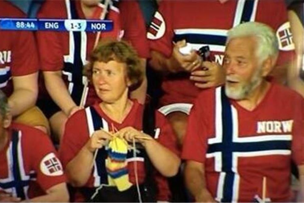 SITAN VEZ: Baka štrikala uz pobedu Norveške!