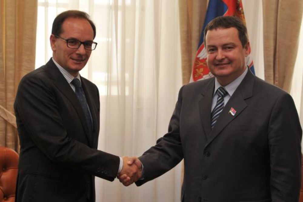 Dačić sa ambasadorom Italije o saradnji dve zemlje