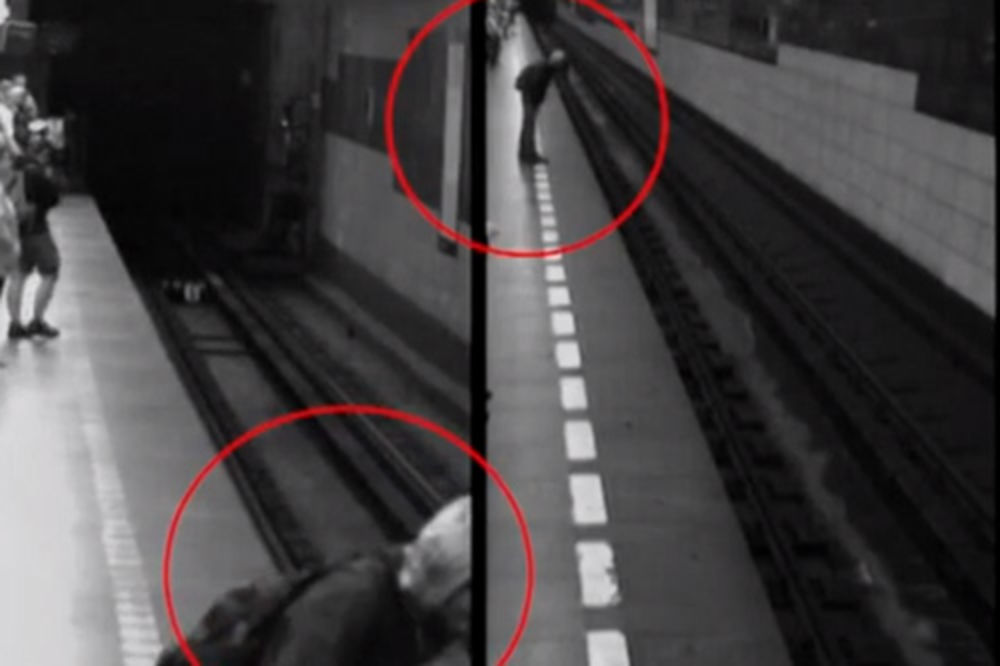 BEZ POVREDA: Žena preživela pad pod kompoziciju metroa