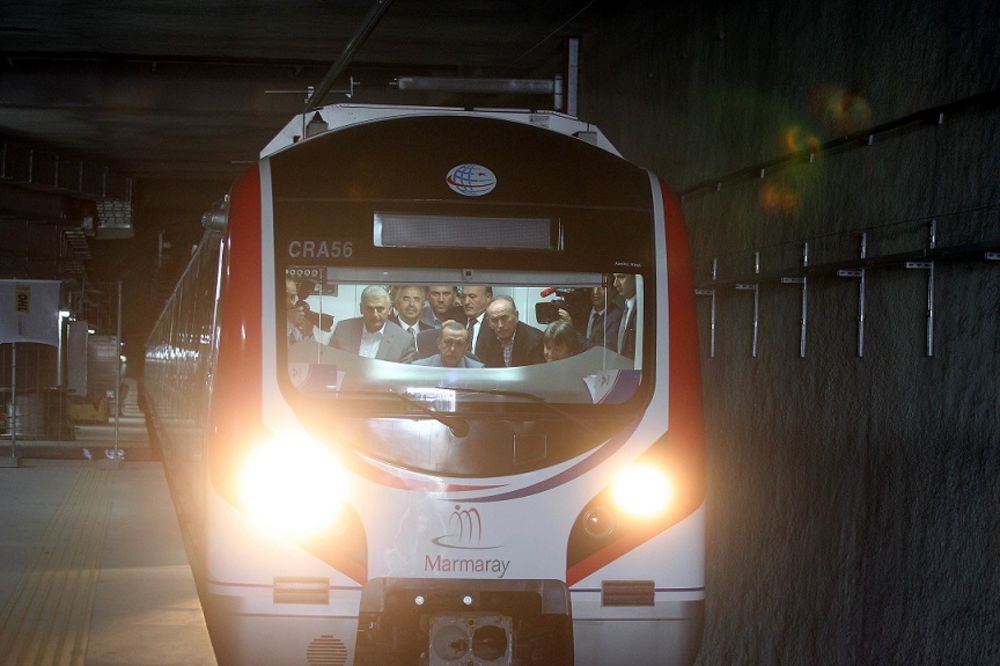 ČUDO U ISTANBULU: Erdogan testirao železnički tunel ispod Bosfora