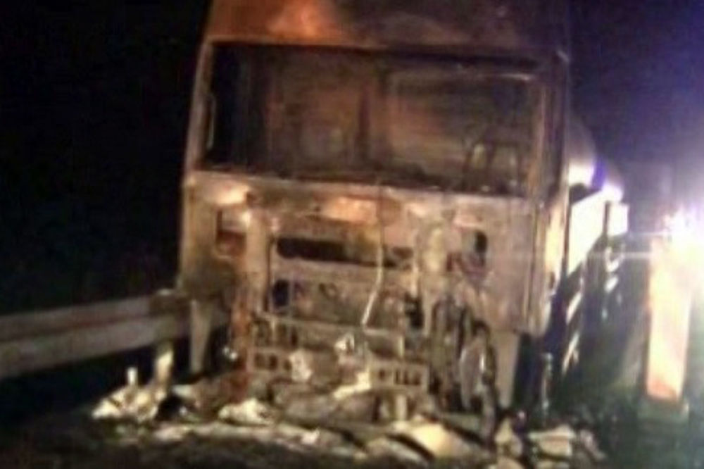 BRZAN: Izgorela kabina kamiona