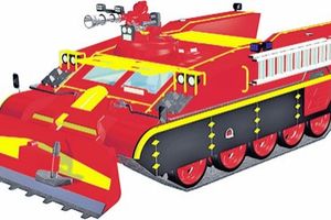 NEUNIŠTIV: Vatrogasno vozilo od tenka T-55