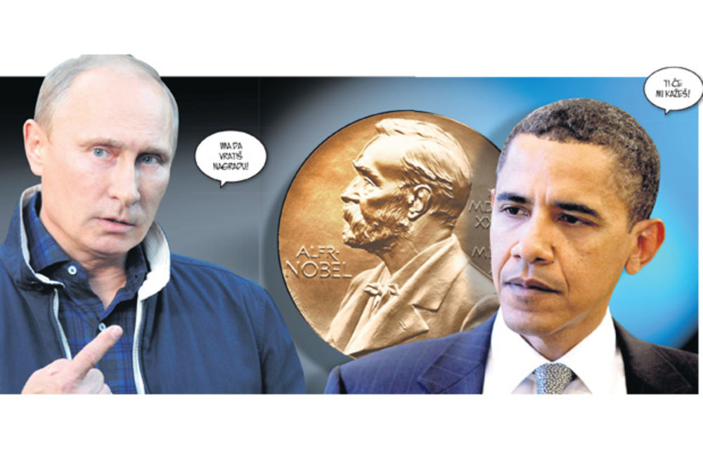 PUTIN: Obama, ne zaboravi da si dobio Nobela za mir!