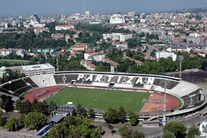 SAN POSTAJE JAVA: Crno-bele stolice na stadionu Partizana