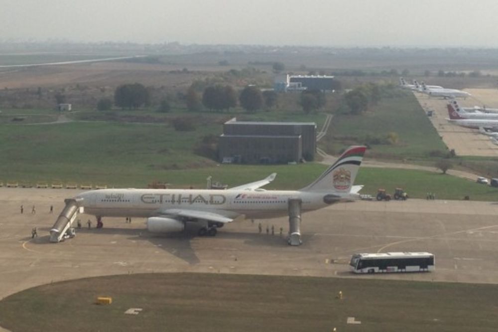 Etihadov Erbas A330-200 sleteo prvi put na Aerodrom Nikola Tesla!