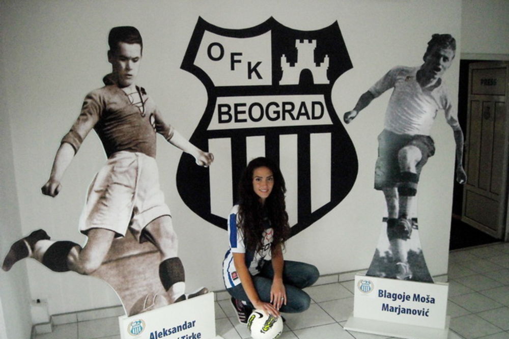 ROMANTIČARKA: Mis Srbije veliki fan OFK Beograda
