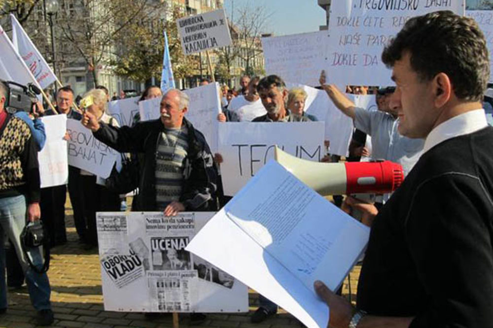 Protest radnika propalih zrenjaninskih firmi