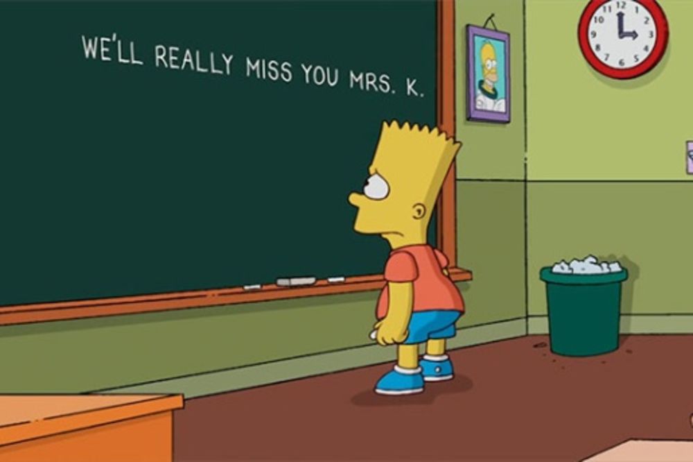 DIRLJIVO: Simpsonovi odali počast učiteljici Edni Krabapl