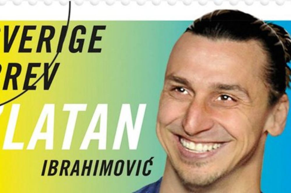 PLJUNI I ZALEPI: Ibrahimović dobija poštansku marku u Švedskoj