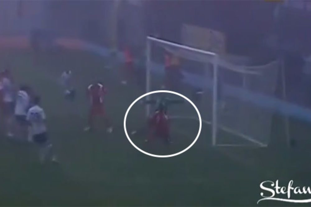 POGLEDAJTE: Fudbaler Voždovca promašio gol Partizana sa dva metra!