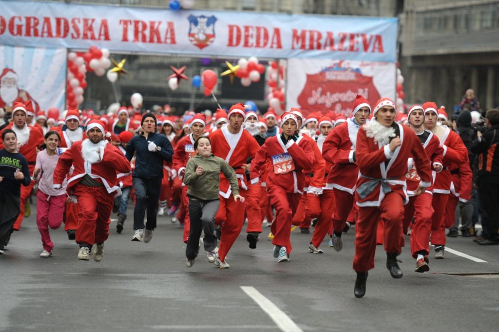 BEOGRAD: U nedelju trka Deda Mrazeva u centru grada!