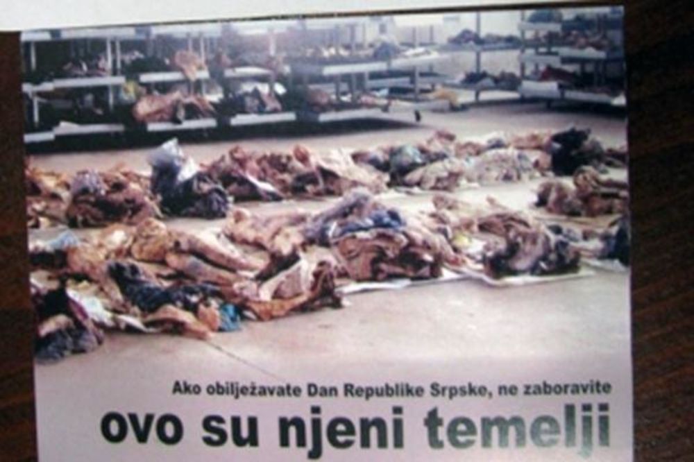 PROVOKACIJE ZA PRAZNIK: Slike iz Srebrenice na adresama zvaničnika RS