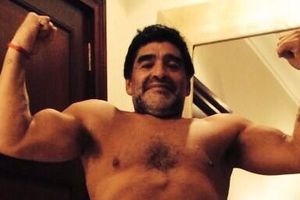 U FORMI: Maradona se stesao u teretani