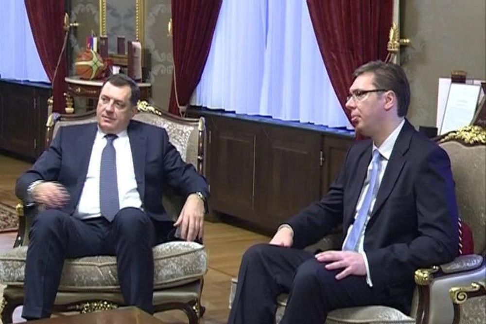 Vučić danas sa Dodikom u Vladi Srbije