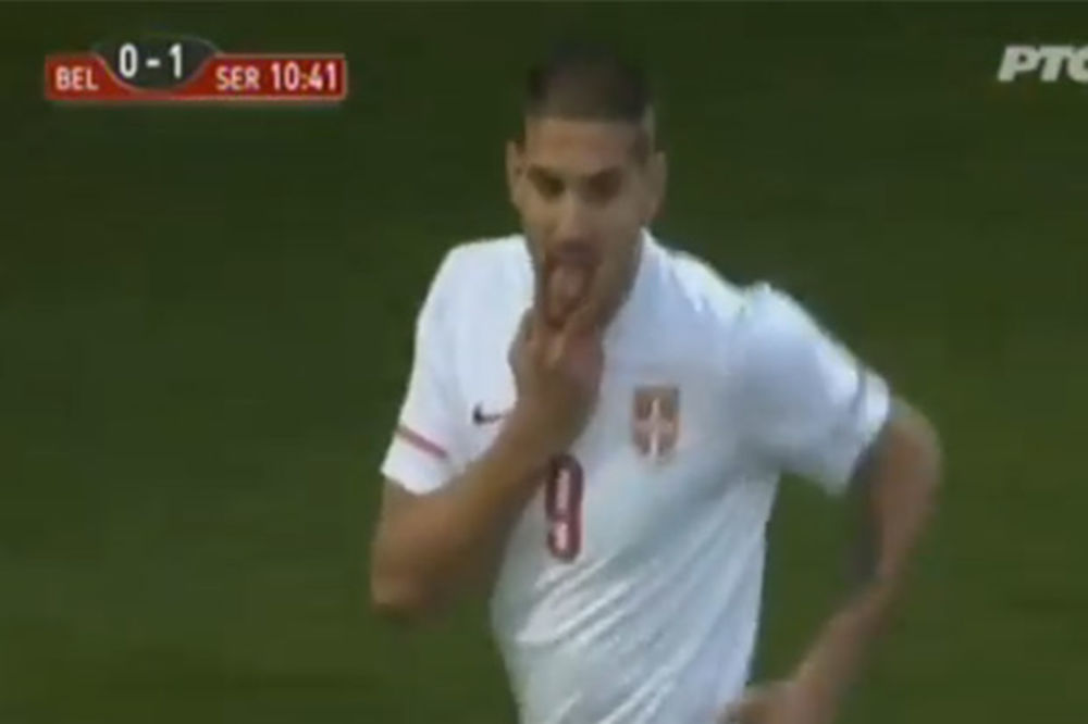 SMETA IM: Belgijanci šokirani Mitrovićevim načinom proslave golova