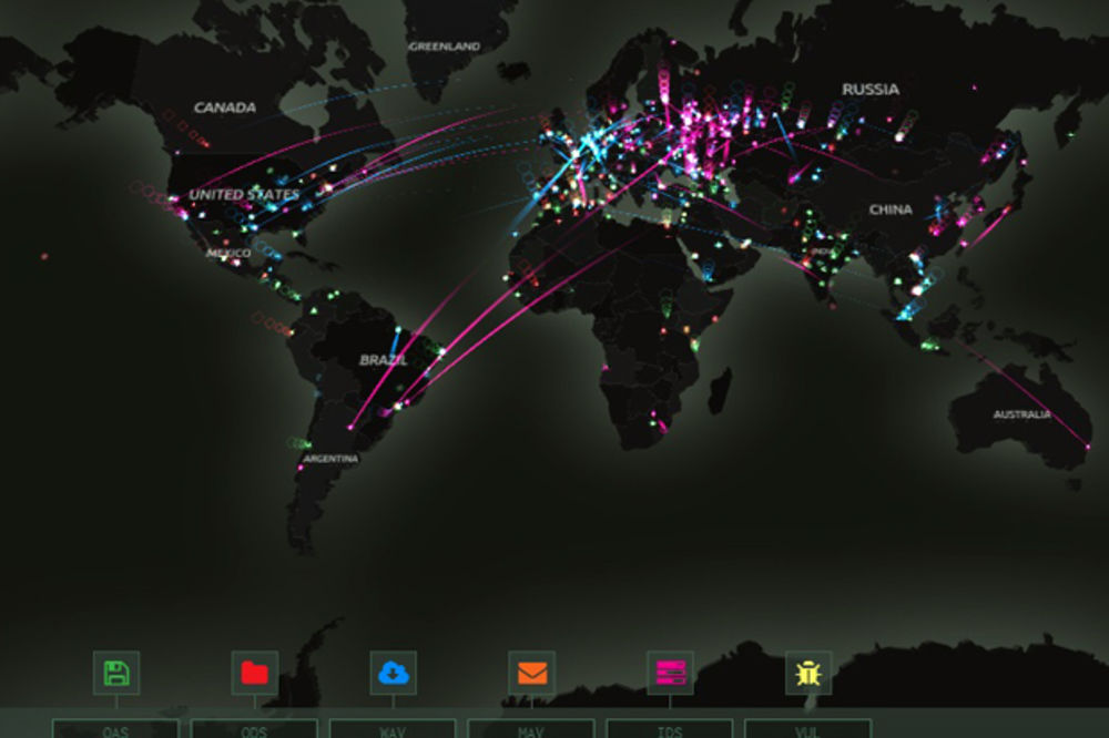 MORATE DA VIDITE Uživo: Sve sajber pretnje na svetu! Pogledajte koliko je Srbija ugrožena!