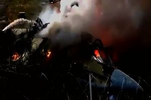 LETEO PRENISKO: Srušio se policijski helikopter u Strumici