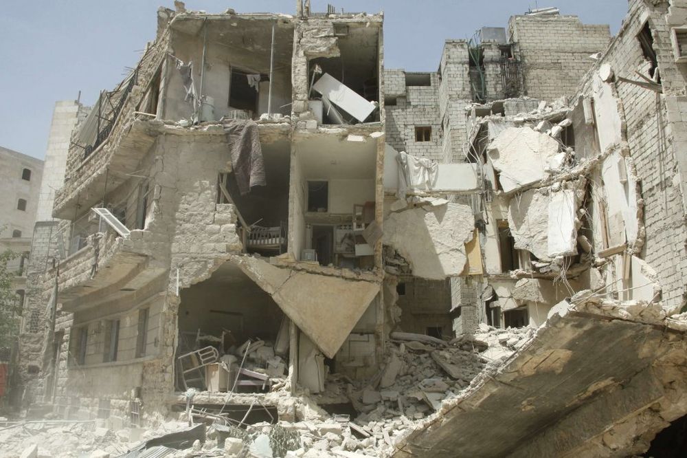 SIRIJA: Snažna eksplozija sravnila hotel u Alepu!