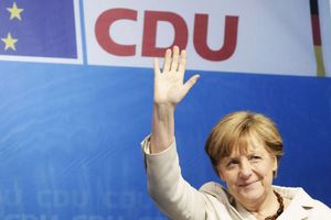 Proruski demonstranti prekinuli predizborni skup Angele Merkel