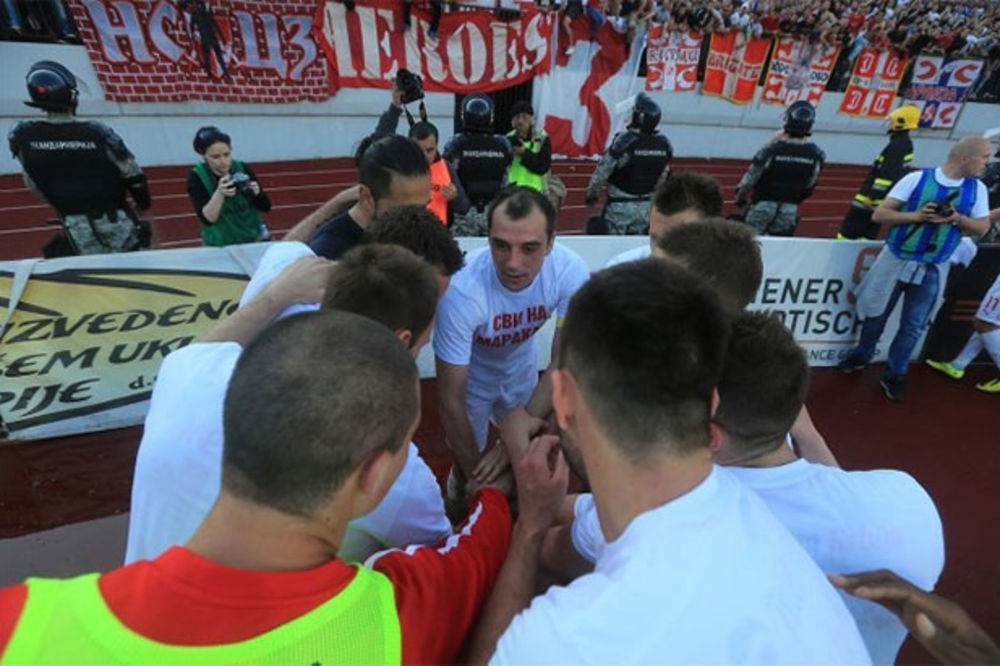 MOBILIZACIJA: Fudbaleri Crvene zvezde u subotu kreću u odbranu Šapca