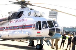 (VIDEO) STIGLA POMOĆ IZ BELORUSIJE: Sleteli helikopteri Mi-8 i Iljušin 76!