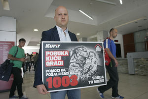 PORUKA KUĆU GRADI: Marko Nikolić podržao akciju pošalji SMS na 1003!