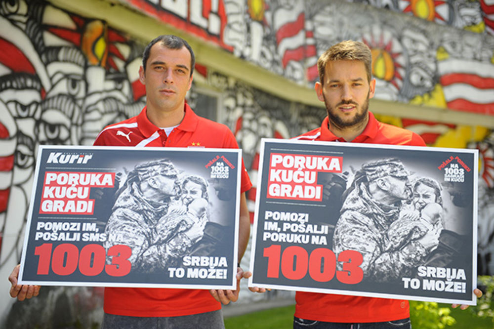 SRBIJO, TI TO MOŽEŠ: Milijaš i Ninković podržali akciju SMS na 1003!