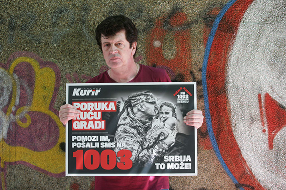 PORUKA KUĆU GRADI: Bajaga podržao akciju pošalji SMS na 1003!
