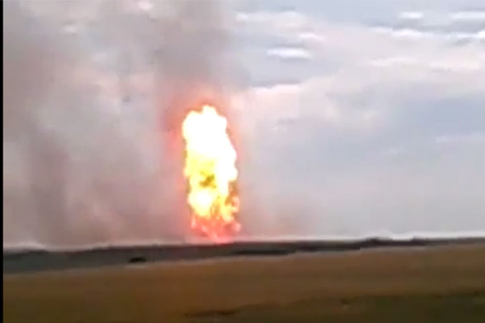(VIDEO) UŽIVO DAN 120 TERORIZAM?: Eksplozija na gasovodu nije slučajna!