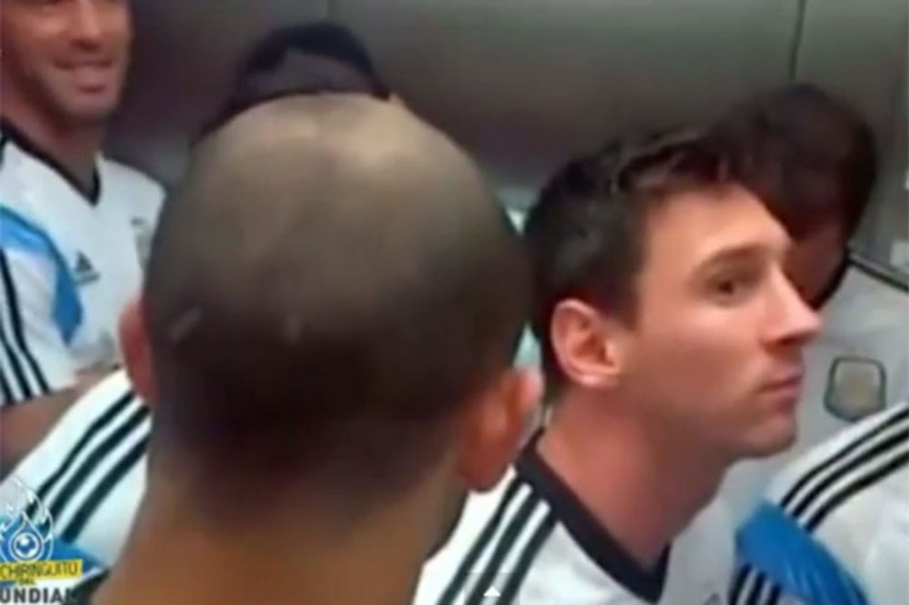POGLEDAJTE: Radost navijača koji je u liftu sreo Mesija i ostale Argentince