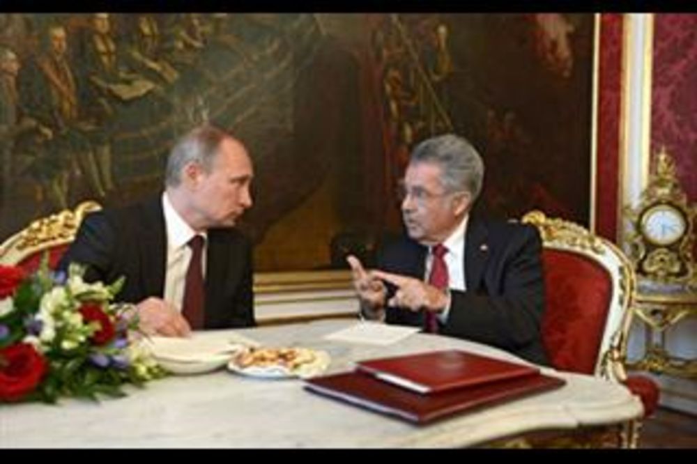 Putin i Fišer: Južni tok je i austrijski interes