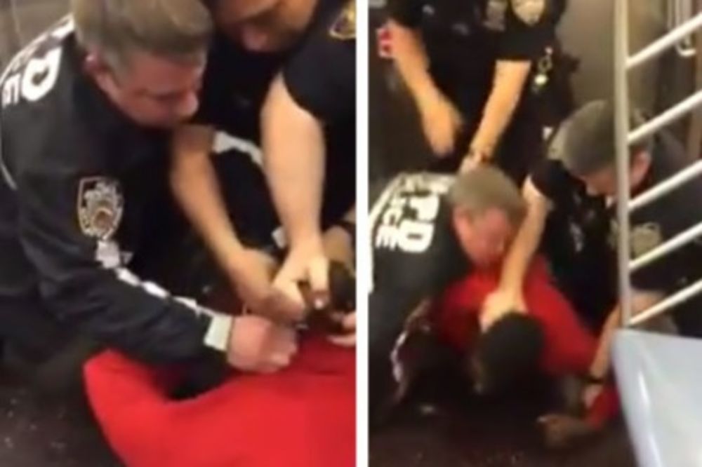 (VIDEO) NJUJORK: Policija uhapsila čoveka jer je spavao u metrou!