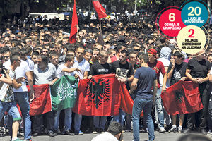 PRETE MAKEDONIJI: Palićemo Skoplje dok ne puste Albance iz zatvora