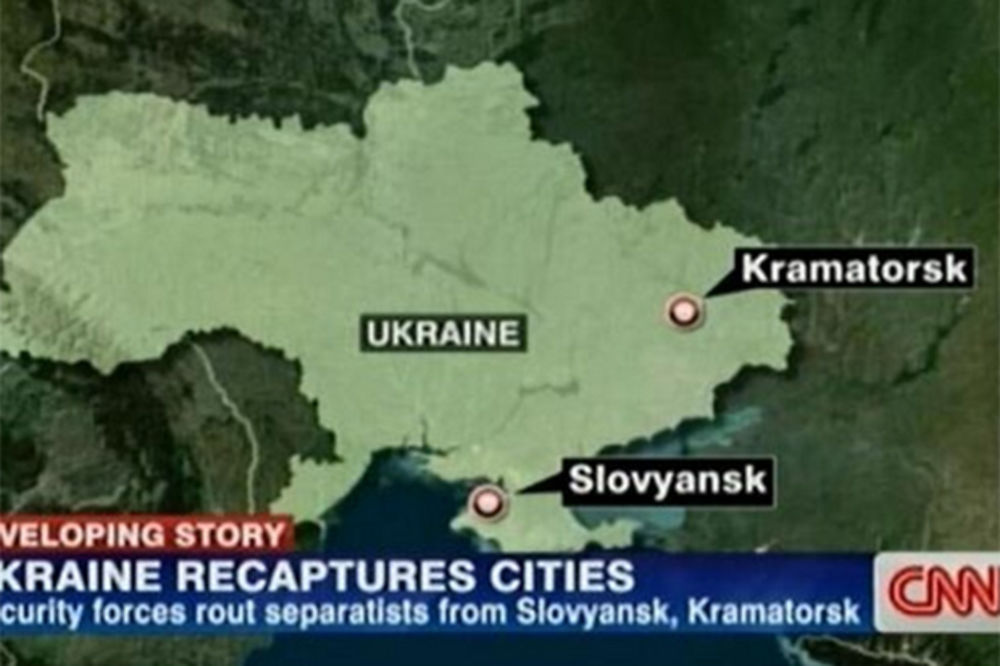 NOV BISER: CNN preselio ukrajinski grad Slavjansk na Krim!