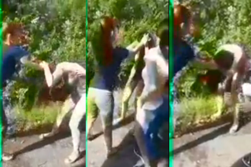 (VIDEO) BRUTALNO PREBIJANJE DEVOJAKA: Ženska banda hara Podgoricom!